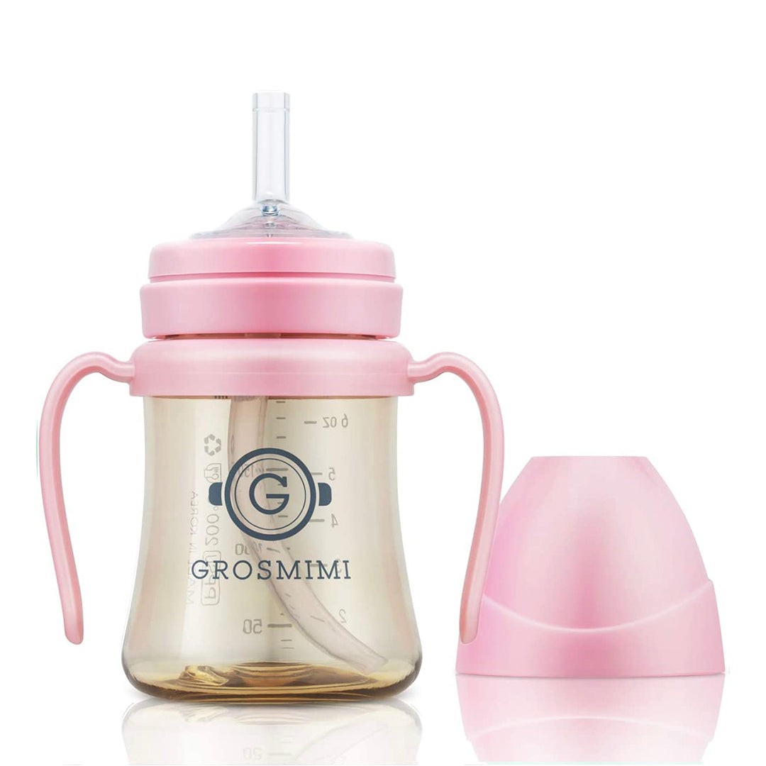 Grosmimi] Stainless Functional Straw Cup 300ml- Dark Series