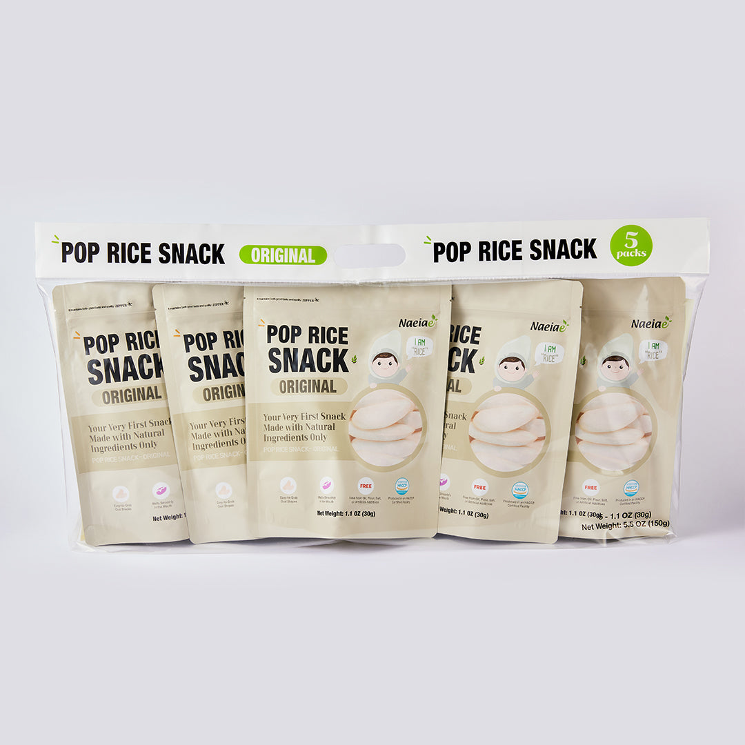 NAEIAE POP RICE SNACK 5 PACKS BUNDLE