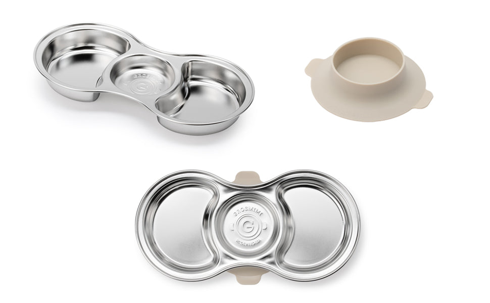 Grosmimi Stainless Baby Food Tray – Bebeang Baby