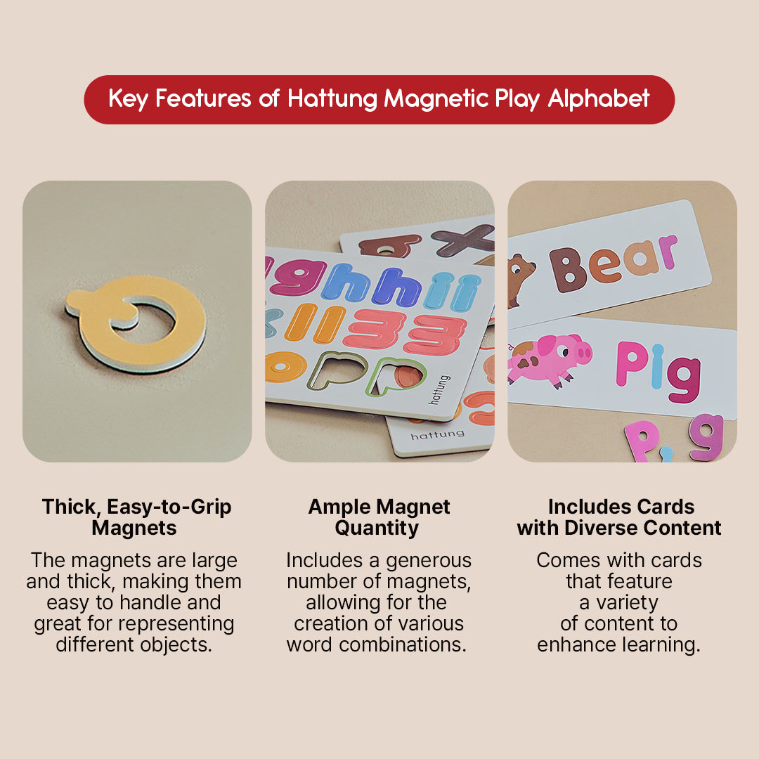 Hattung Magnetic Play Alphabet